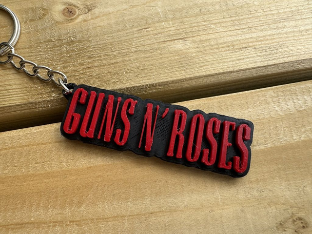 Guns N' Roses Keychain