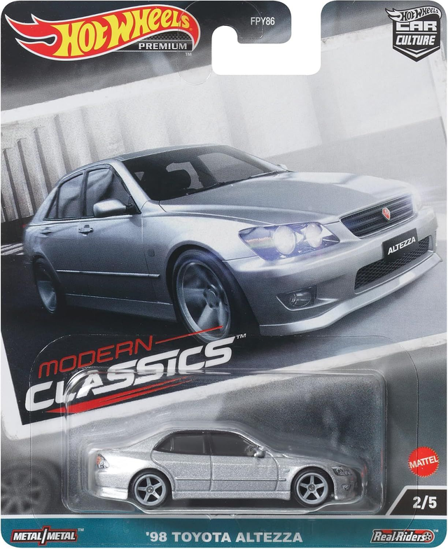 Hot Wheels Premium Modern Classics - '98 Toyota Altezza in Silbermetallic
