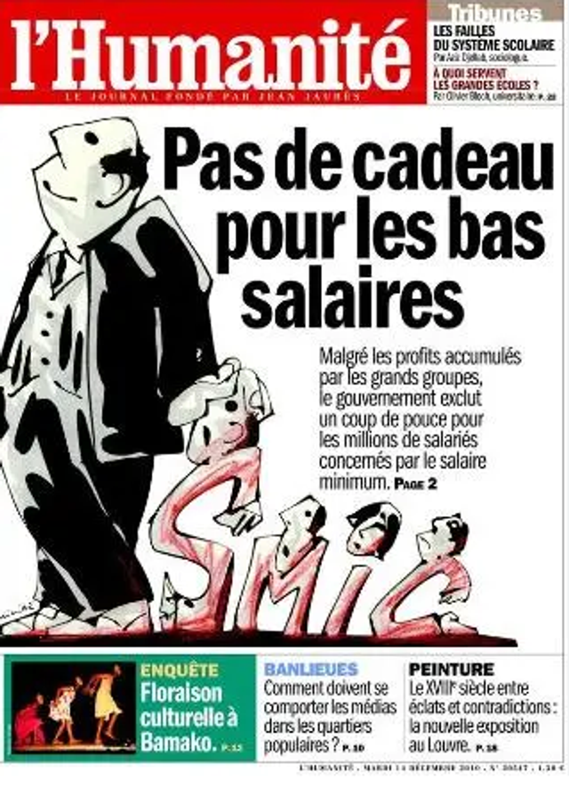 l'humanité smic