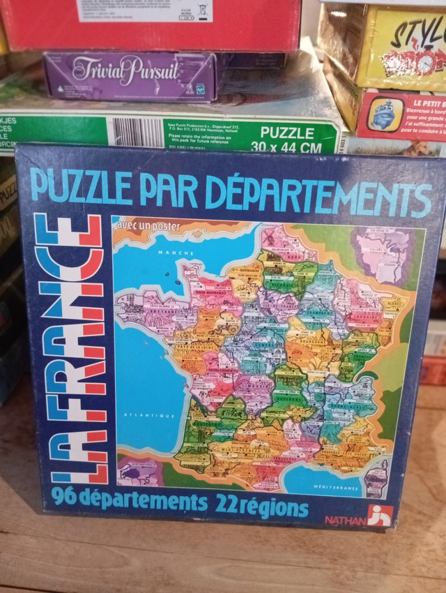 Puzzle La France par départements