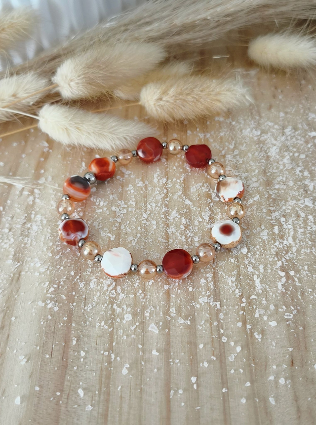 A Bracelet "Soléa" Cornaline