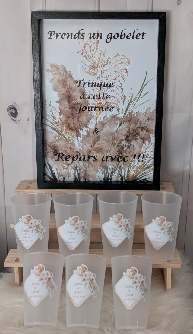  gobelets personnalisés