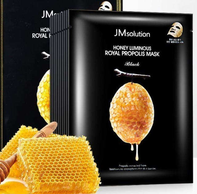 JMsolution Masques en tissu éclat hydratants au miel
