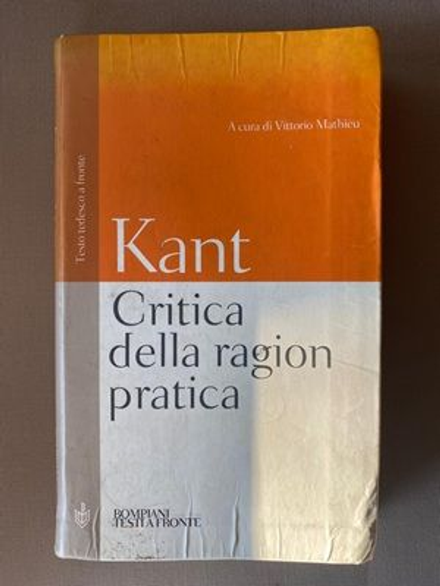 Kant, Critica della ragion pratica
