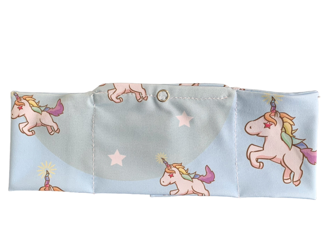 Unicorns Blue Lycra band 