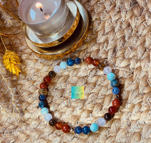 Bracelet 7 chakras 🔮🌊💧🌸🌼🔥🌺
