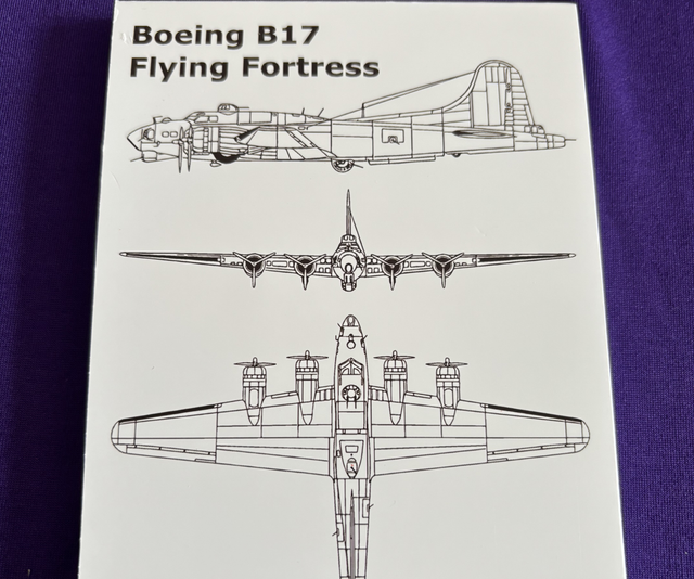 Plain Note Pad Aeroplane B17 Flying Gorgress