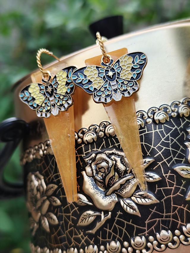 Boucles d'oreilles 'Golden Break'