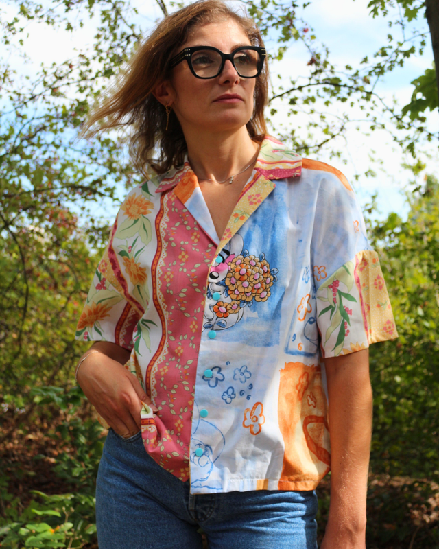 🌸 Chemise Diddl – Pièce unique 🌸 Taille 34 