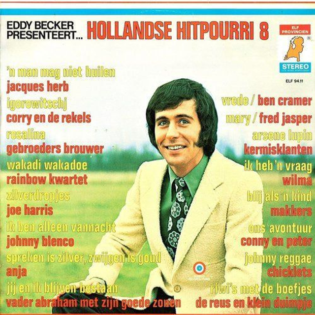 Various - Eddy Becker presenteert Hollandse Hitpourri * (LP)
