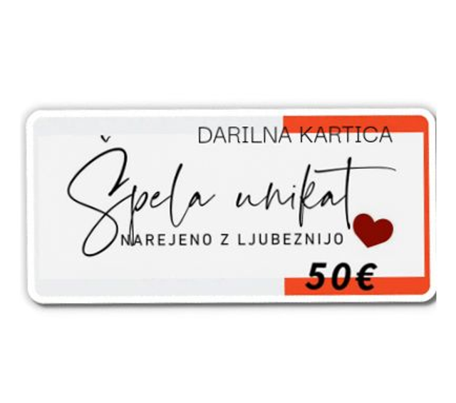 Darilna kartica 50€