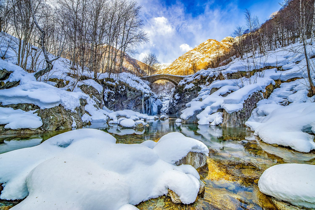 Pontino della Preia invernale