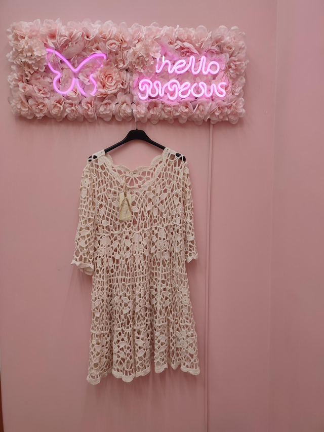 Vestito crochet mare 