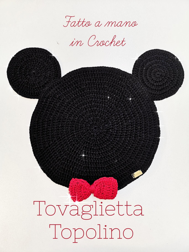 Tovaglietta topolino in Crochet 