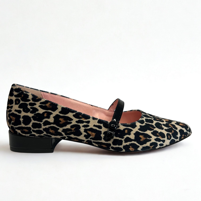 3495 GIAGUARO BEIGE/ VERNICE NERA T.20