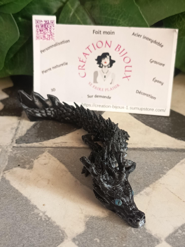 Petit dragon noir