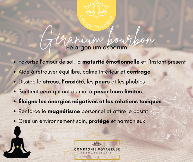 Voyage intérieur - Géranium bourbon 