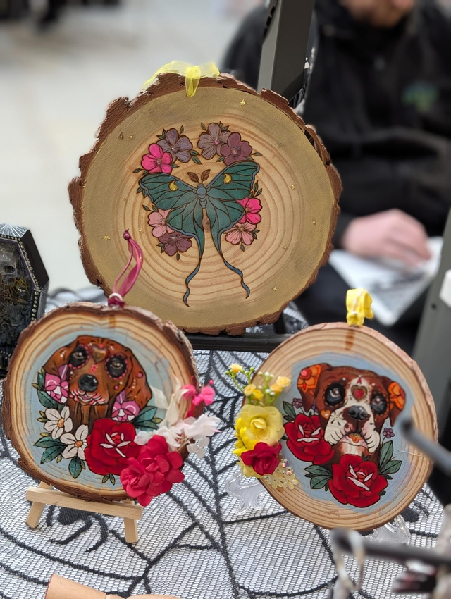 Medium Sugar Skull Log Portraits Boxer