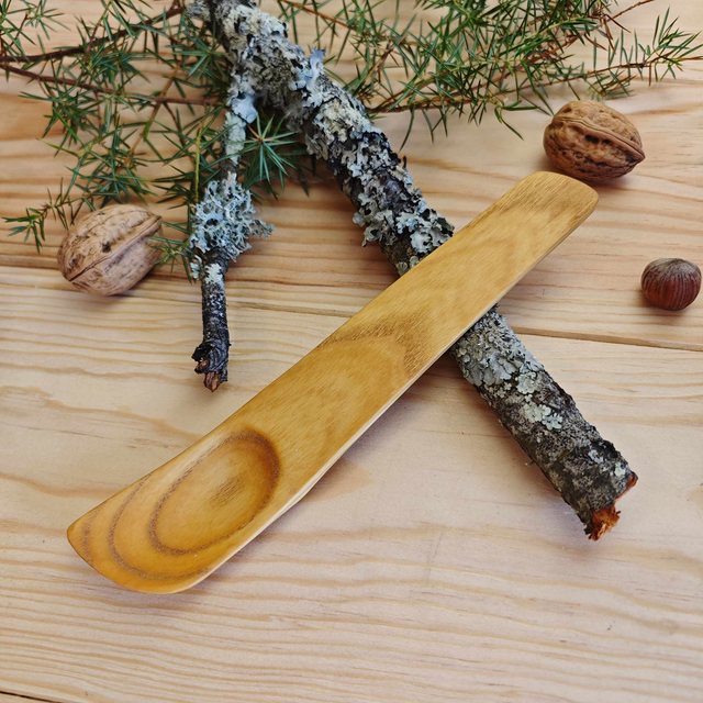 Cuillère en frêne style canoë-C131