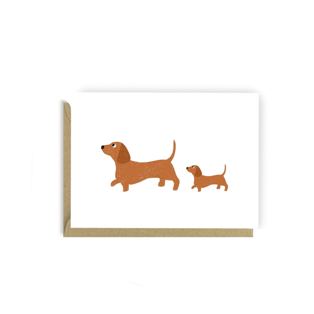 Parent Dog - A6 New Baby Card