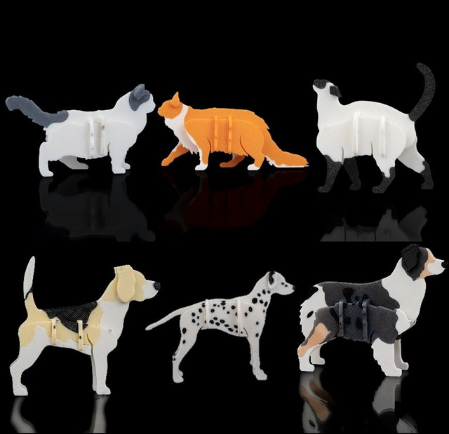 Maquettes : Animaux kit card (partie 1)