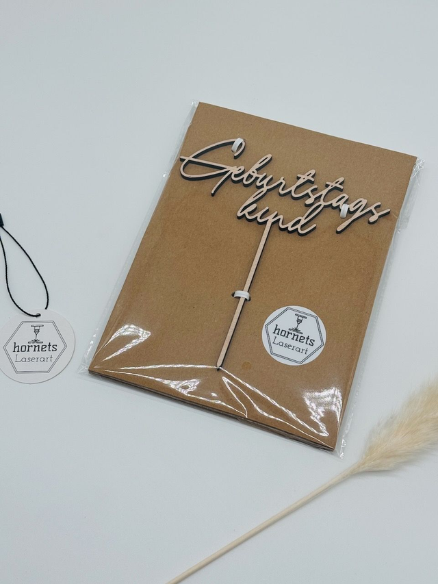 Caketopper Happy Birthday - Geburtstagskind