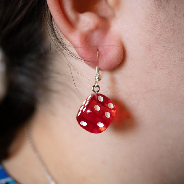 Boucle d'Oreille Dés