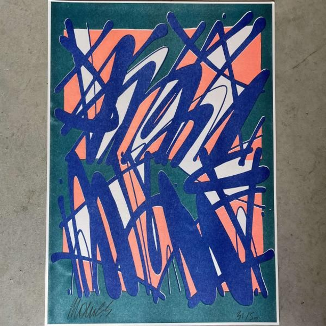 MOMIES - Risographie - A3 - 50ex - Signé