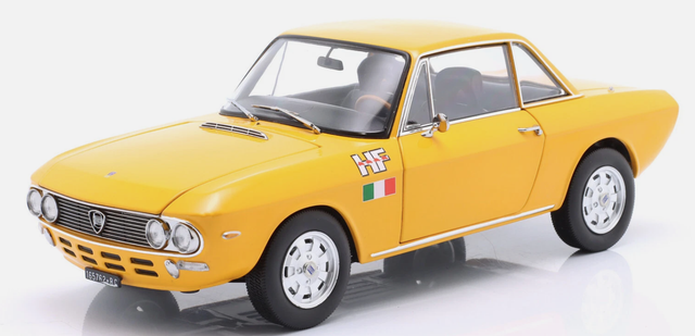 Lancia Fulvia 1600 HF 1971 orange Norev 1:18