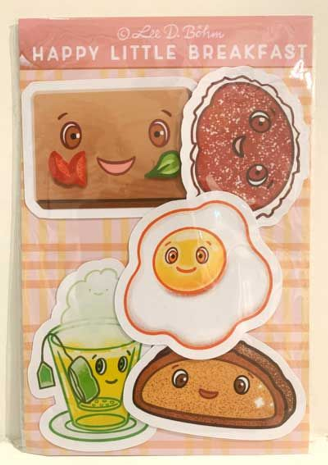 Die-Cut-Sticker - Bundle "Happy Breakfast Sausage"