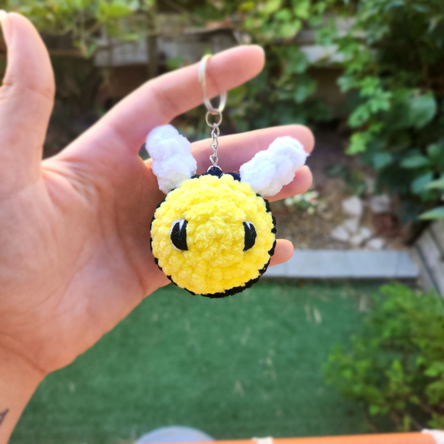 Porte clé abeille