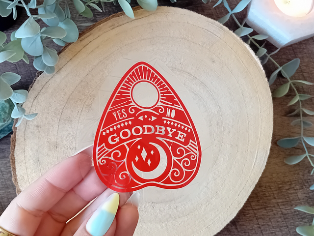 ✨ Sun Catcher Statique &quot;Goutte de Ouija&quot; – Mystère et Spiritisme 🔮💧