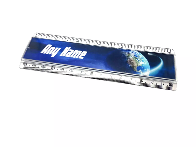 Personalised Ruler - Any Name - Space