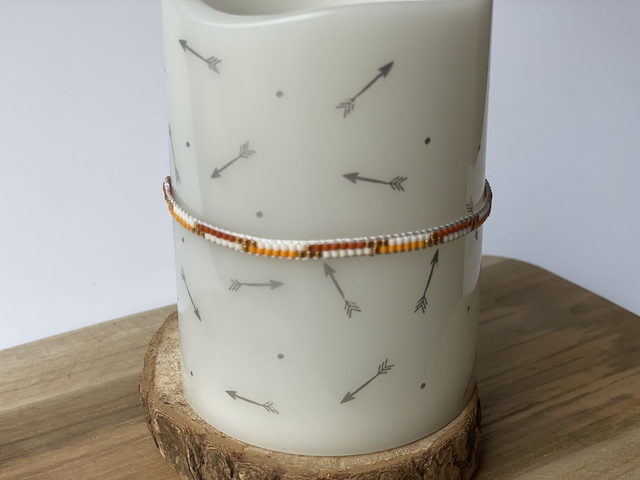 Bracelet fin, deux rangs 