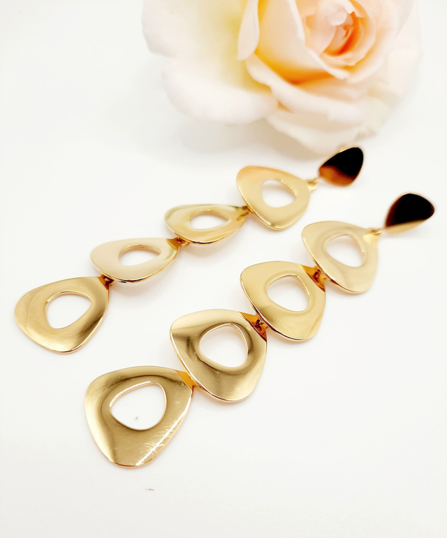 Jessica-Boucles d'oreilles trapè