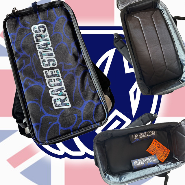 Double Dark Blue Backpack 1/10 Offroad including 2 Lipo Bags - Contour Dark Blue