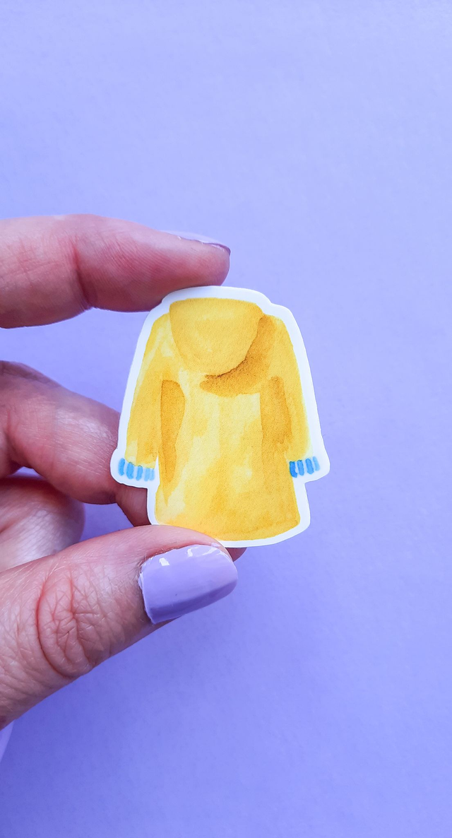 Sticker Ciré Jaune