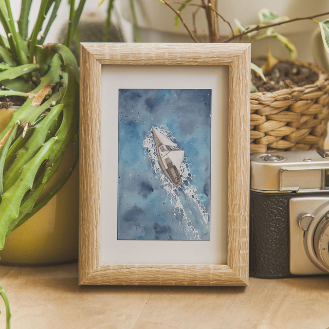 Carte postale - Bretagne - Voilier