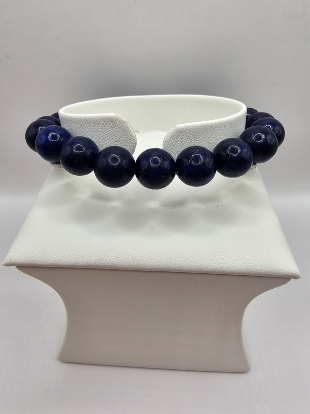 Mens Lapis Lazuli Bracelet.
