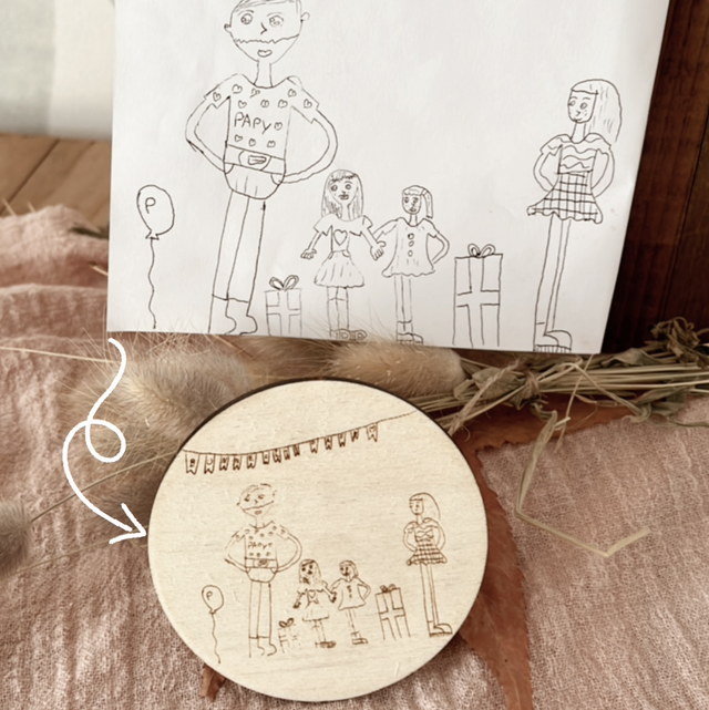 Magnet dessin personnalisé 