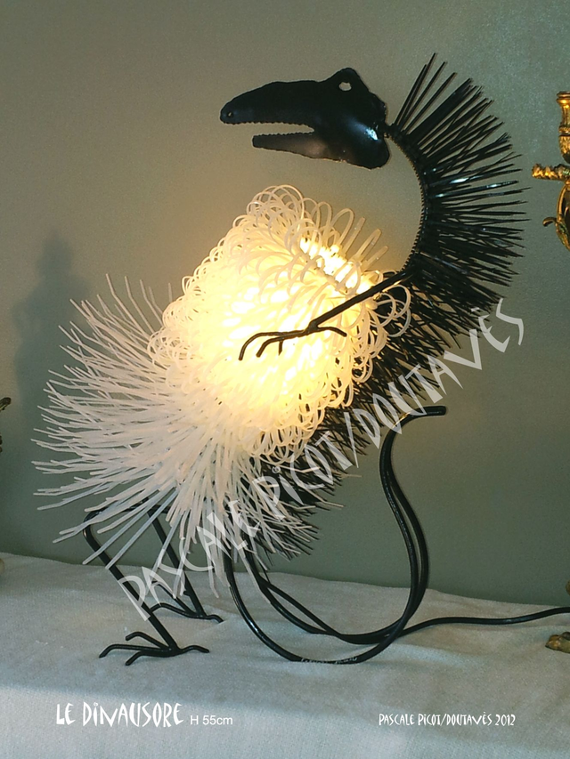Lampe &quot;Dynausore&quot; H 55cm