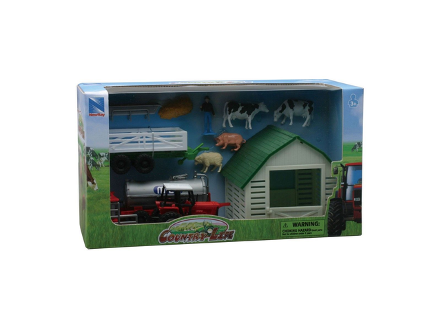 ferme avec tracteur Newray 05885B 1/32