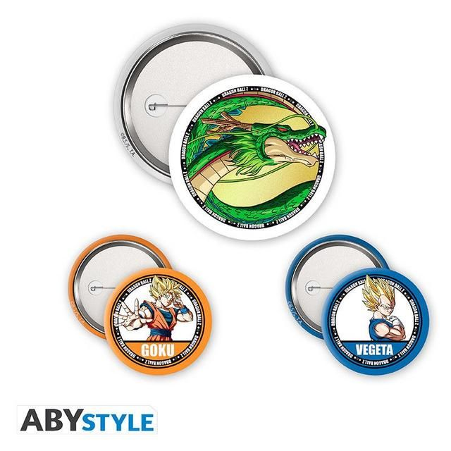 Dragon Ball: Badge Pack - DBZ/Goku, Vegeta &amp; Shenron