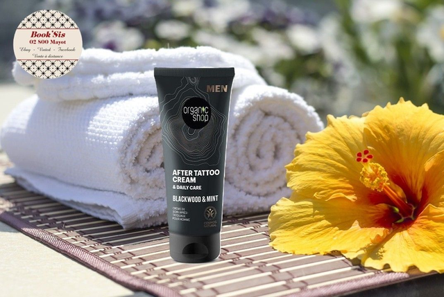 Organic Shop " Crème de tatouage pour homme au chêne et à la menthe "