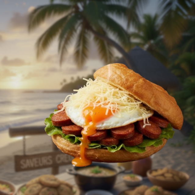 Bokit B9 : Œuf, Merguez, Fromage