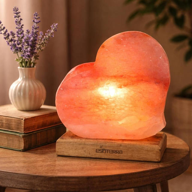 "Coeur" - Lampe de sel d'Himalaya