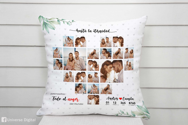 Cuscino quadrato collage