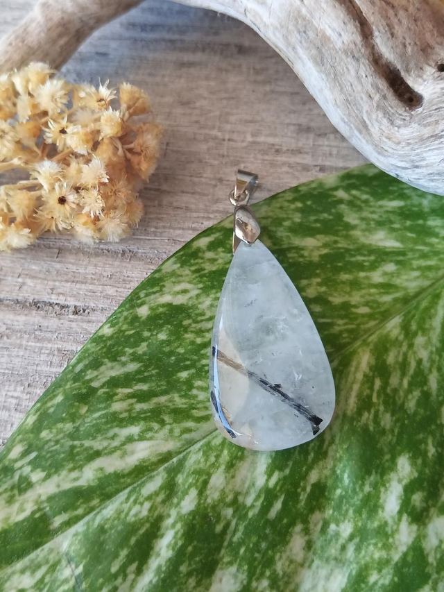 Pendentif Quartz Tourmaline 