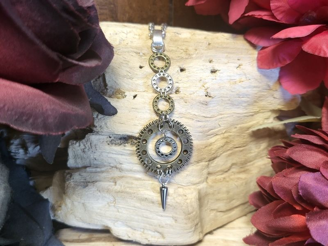 Collier "Rouages du Temps"
