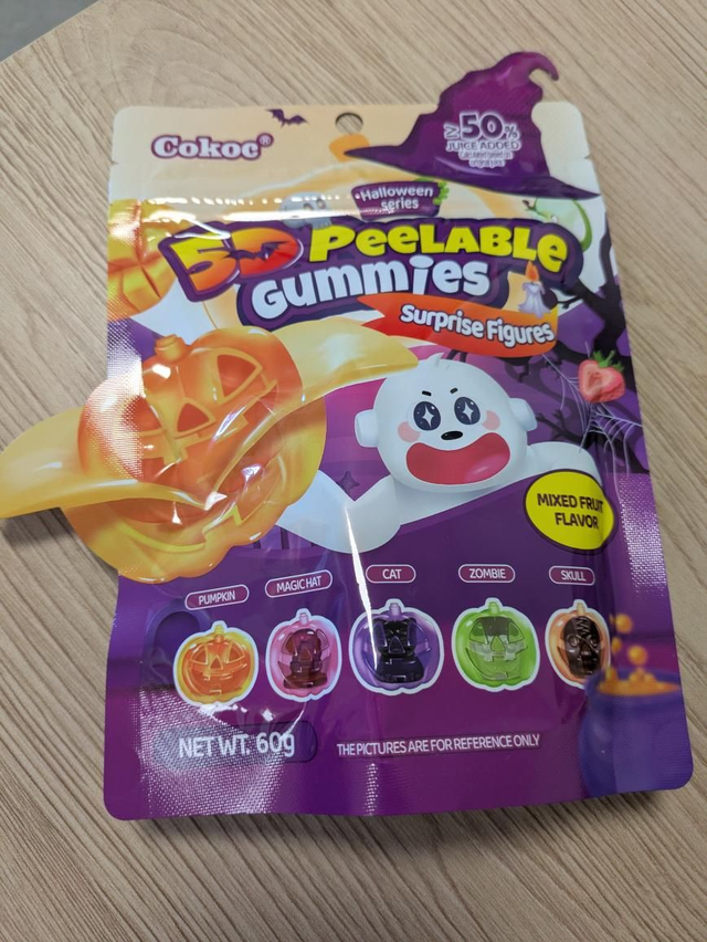 Bonbon paquet Halloween 3D